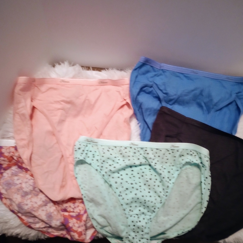 Women's Hanes High Cut Tagless Panties